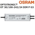 OT30/100-242/24 DIM P G3 || ŰŸ OSRAMڲ⎥ѡۡPWMĴб/Ű24V/30Wס Ű(AC100/200/242V) ʽŰ(Ű DC24V) (30W) W195H51D33mm (400g) IP66/IP67 ѿĴ[br]