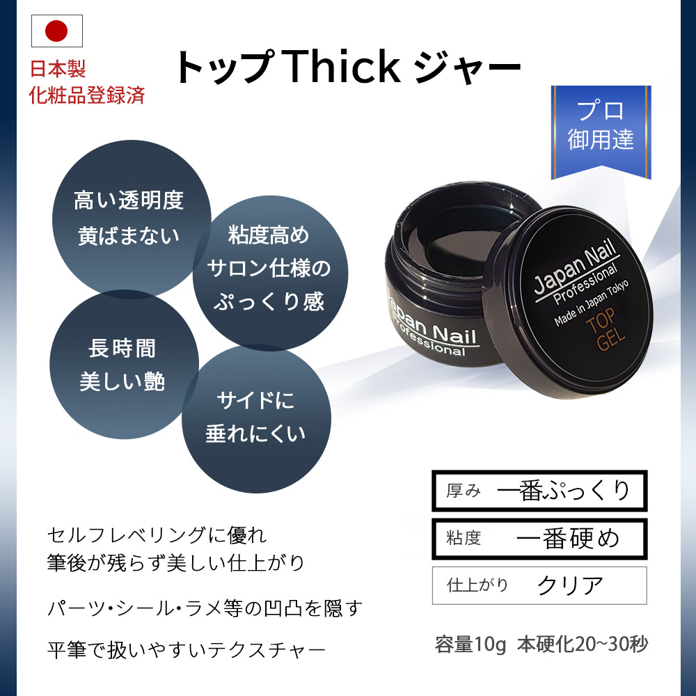 ベースジェル トップジェル 日本製3フリー（TPO HEMA TMPTA不使用）も