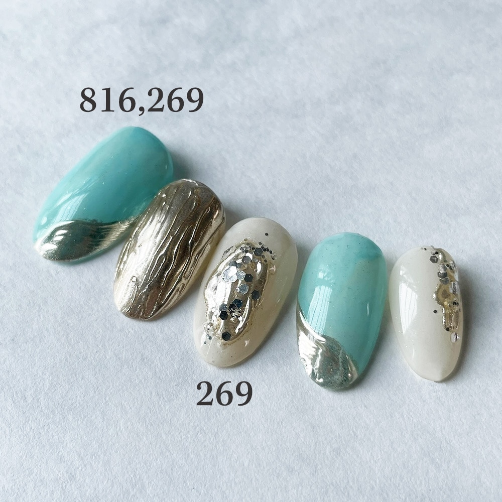 安心の日本製 カラージェル ブルー＆パープルカラー LEDUV対応