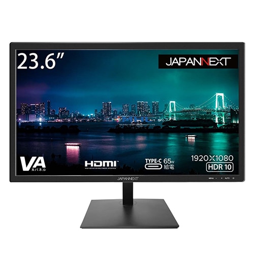 JAPANNEXTJN-V236FHDR-C65W23.6Full HDǥ˥ (USB Type-C, 65W, HDMI, HDR)