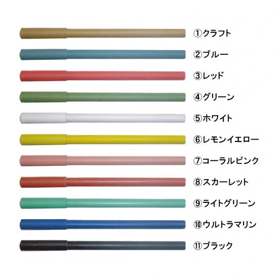 紙ペン　ノック式ボールペン　２本セット