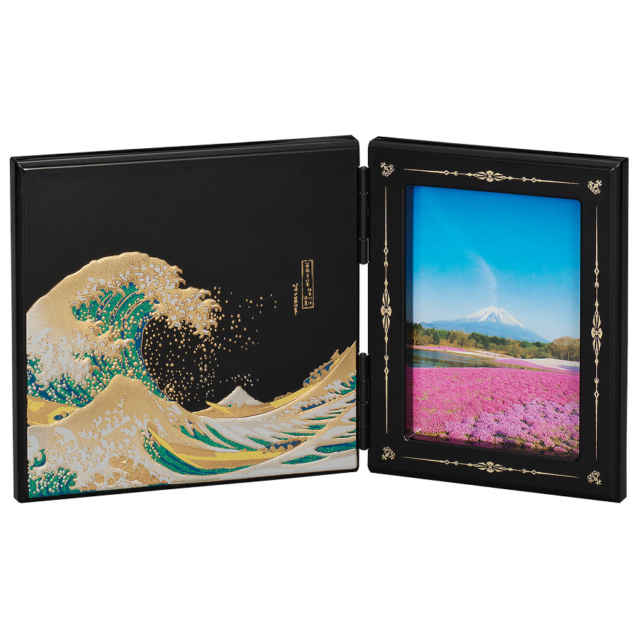 山中漆器 写真立て 富士雅桜 パネルピクチャー | 写真立て | 伝統工芸