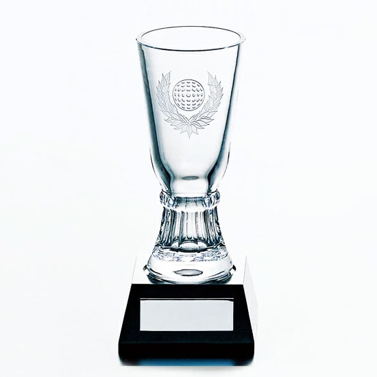 江戸切子 ゴルフトロフィー（クリア） KAGAMI | トロフィー | 伝統工芸