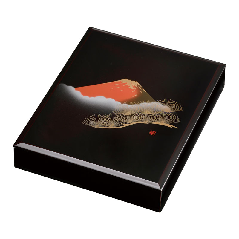 会津漆器 黒 ペンケース 初音（内別珍貼） | 文庫 | 伝統工芸品・和風