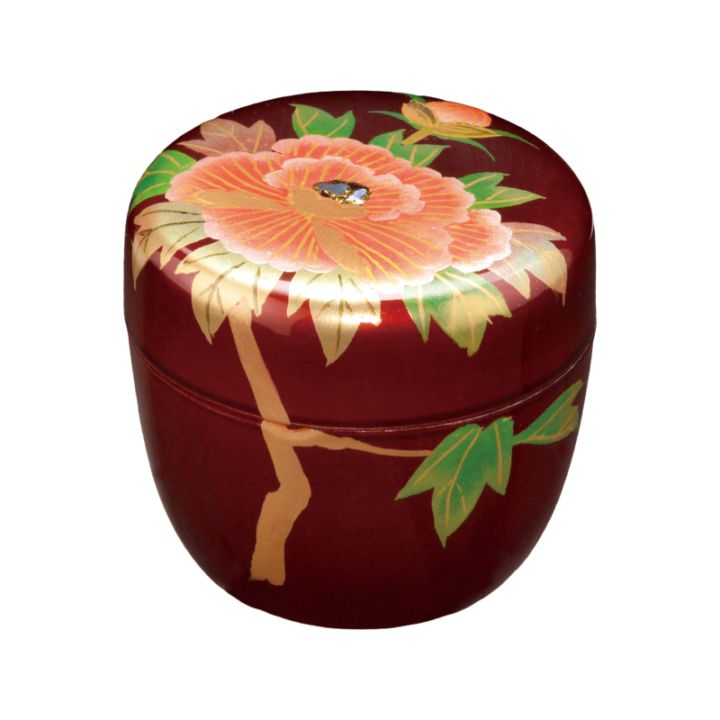 会津漆器 茶器 栃塗り 茶こぼし 手描き桜 | 食器 | 伝統工芸品・和風