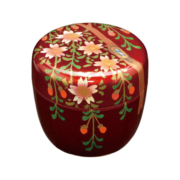 会津漆器 玉虫 なつめ さくら（手描） | 食器 | 伝統工芸品・和風記念