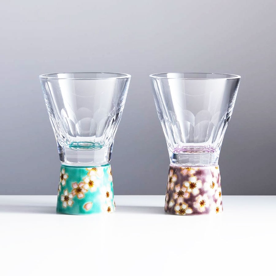 明治期 古手 コップ 古ガラス 硝子 グラス 酒器 だぶつく