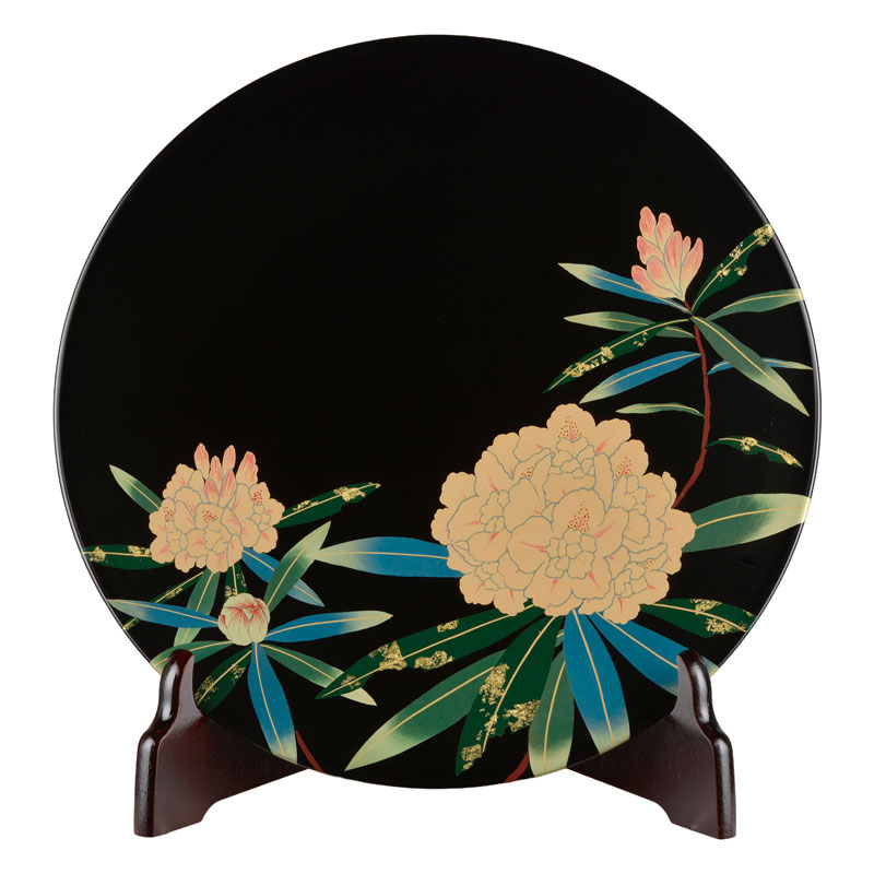 会津漆器 屏風 黒 11月屏風 紅葉 | 屏風 | 伝統工芸品・和風記念品