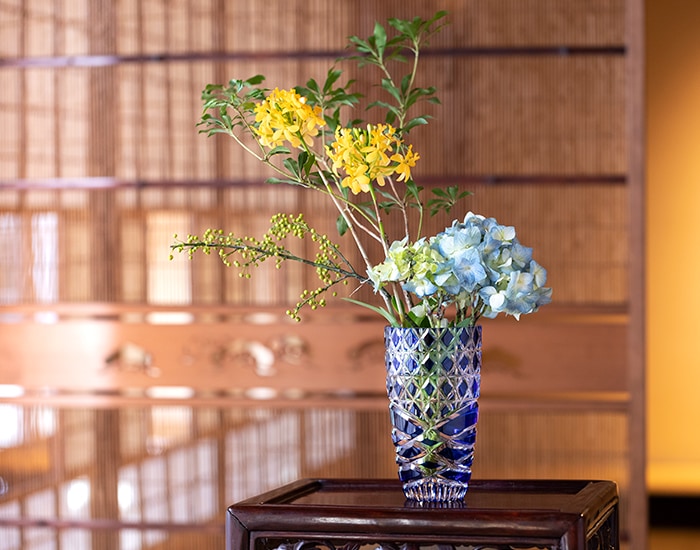 【専用】江戸切子　花瓶 江戸切子 花瓶＜潮騒＞ KAGAMI | 花瓶 | 伝統工芸品・和風記念品