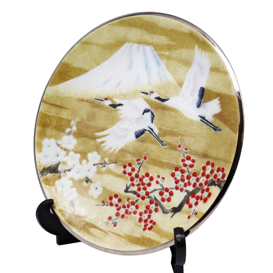 【新品未使用】七宝飾皿(日本伝統工芸)期間限定値引き 七宝焼き 飾皿 43古都 | 縁起物・浮世絵 | 伝統工芸品・和風記念品