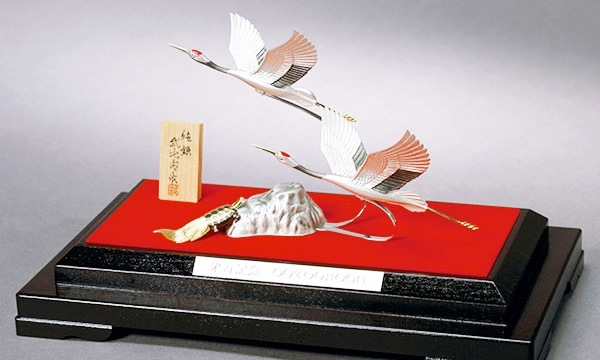 東京銀器 置物 鶴（1羽） | 置物 | 伝統工芸品・和風記念品 通販
