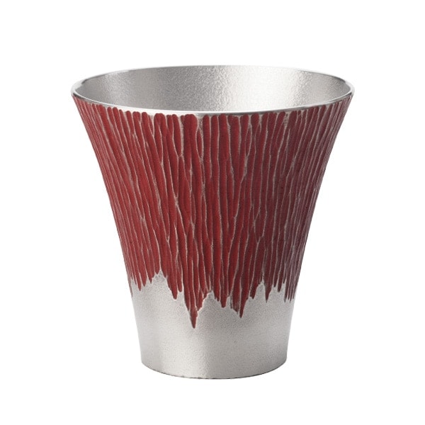 大阪錫器 タンブラー 富士山 中 青朱ペア | 富士山 | 伝統工芸品・和風