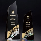 和風ブラックトロフィー黒 JP-VOT.126-祥雲(しょううん)