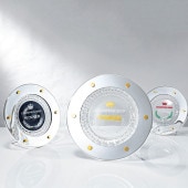 オリジナルデザインクリスタル表彰楯　JP-YC-4907