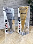 RIZIN LANDMARK 12 in KOBE モデル 格闘技 2025勝利者トロフィー レプリカ(記念用・飾り用)アクリル×アルミ 4/5スケール(※写真は超RIZIN.4 さいたまスーパーアリーナモデルです。)