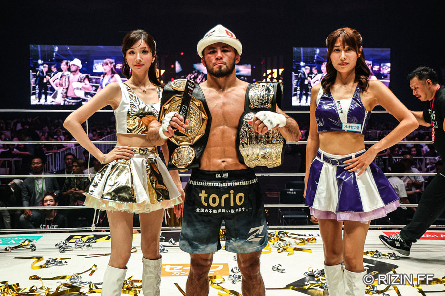 超RIZIN.5 浪速の超復活祭り モデル 格闘技 2026勝利者トロフィー