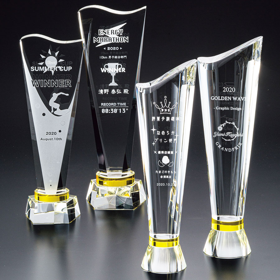 オリジナルデザインクリスタルトロフィー JP-VOT.241 | オリジナル