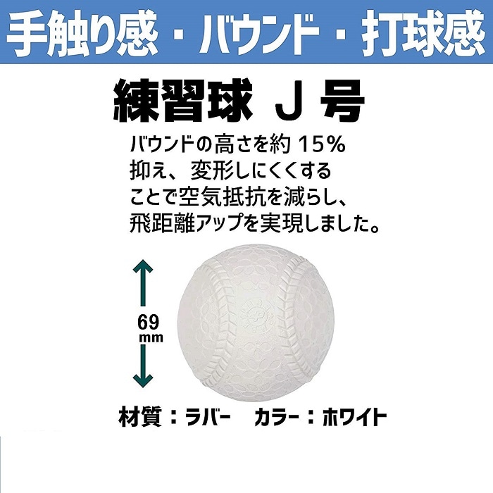 PROMARK (プロマーク) 軟式練習球 【J号】 12球入 LB-312JDZ