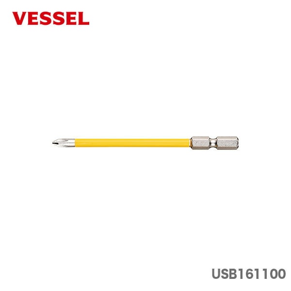 【オススメ】〈ベッセル〉電ドラボール220USB替えビット +1x100mm　USB161100