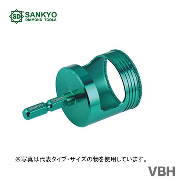 【オススメ】 〈三京ダイヤモンド〉 六角軸VBダイヤドリル 8.0mm VBH-080