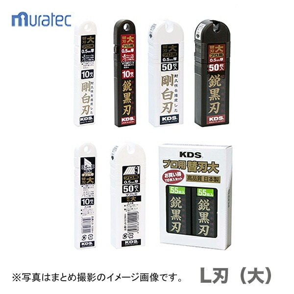 〈KDS〉ダブル刃（大）10枚入　LB-10 WH