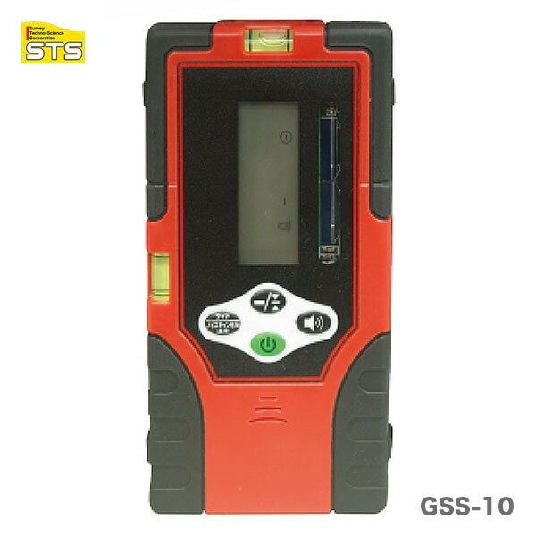 【オススメ】〈STS〉赤色レーザー墨出器用受光器　GSS-10（クランプ付）