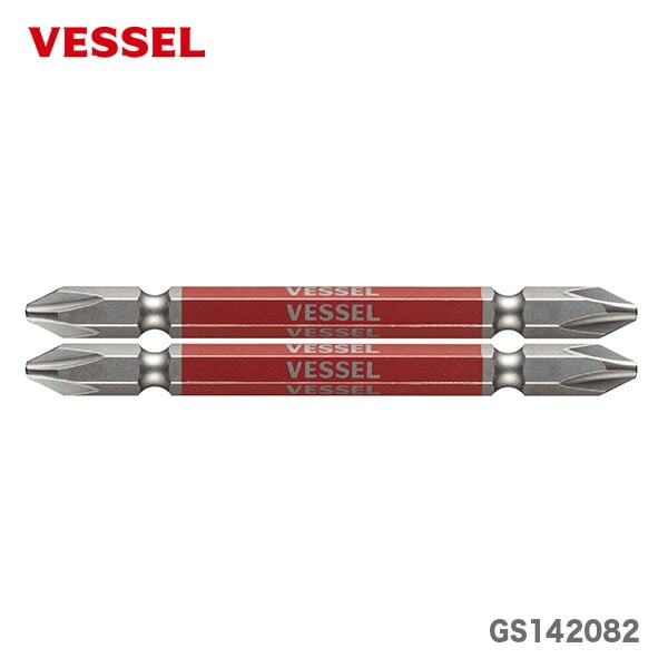 〈ベッセル〉両頭剛彩ビット　GS142082　【オススメ】
