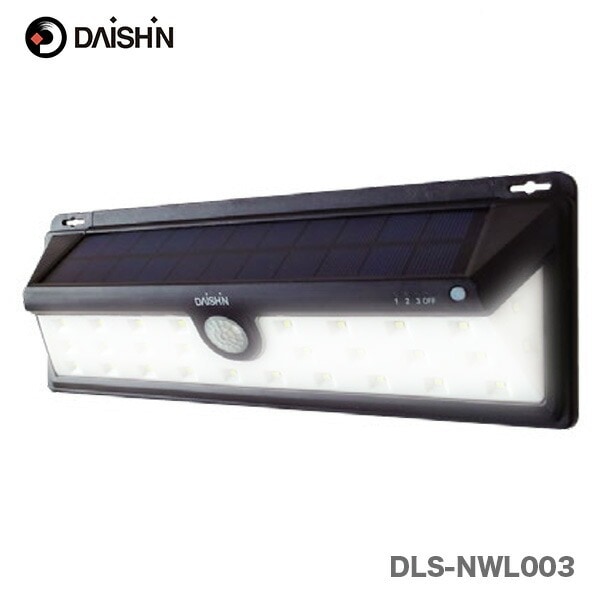〈大進〉 広角ソーラーウォールライトワイド　DLS-NWL003