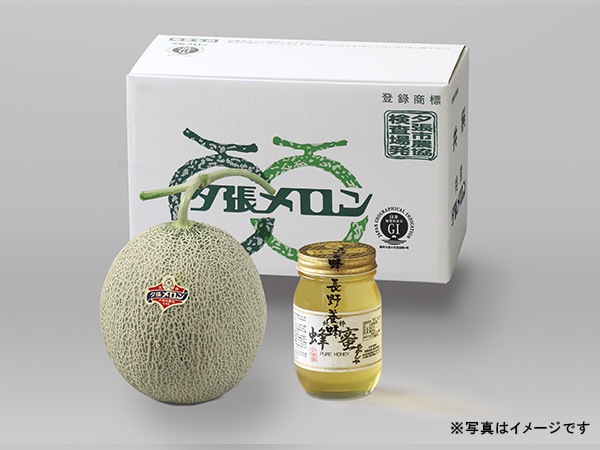 夕張メロン 秀品 アカシヤはちみつセット | 夕張メロン セット | 夕張