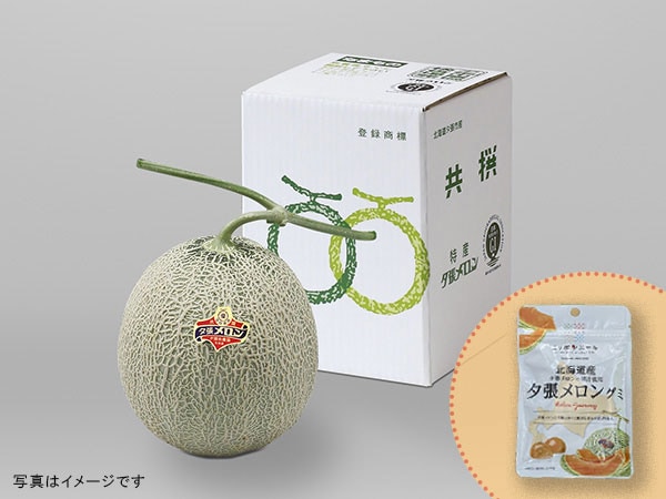 父の日】夕張メロン 優品1玉＋メロングミ | 夕張メロン【父の日