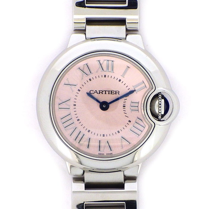 カルティエ CARTIER 腕時計 バロンブルー SM W6920038 カルティエ Cartier】腕時計 バロンブルー SM W6920038 ピンク文字盤