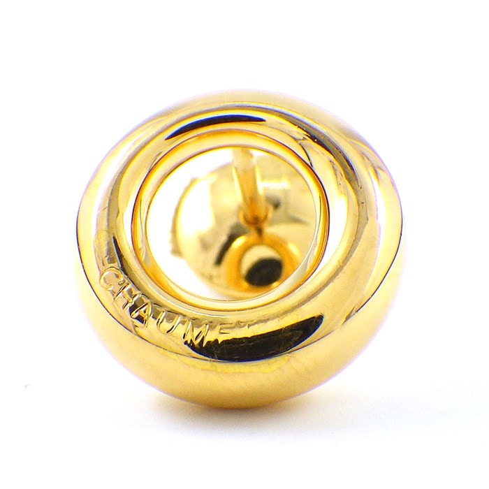 【訳あり】 【ショーメ Chaumet】ピアス アノー ラウンド サークル K18YG ※片方のみ 