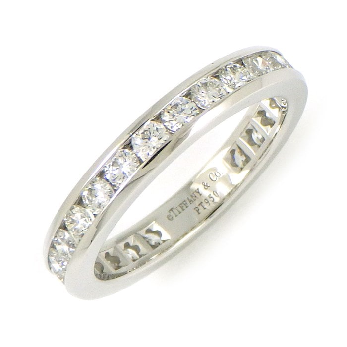 ティファニー フルサークル ダイヤモンドリング Pt950 3.1mm 6.5号