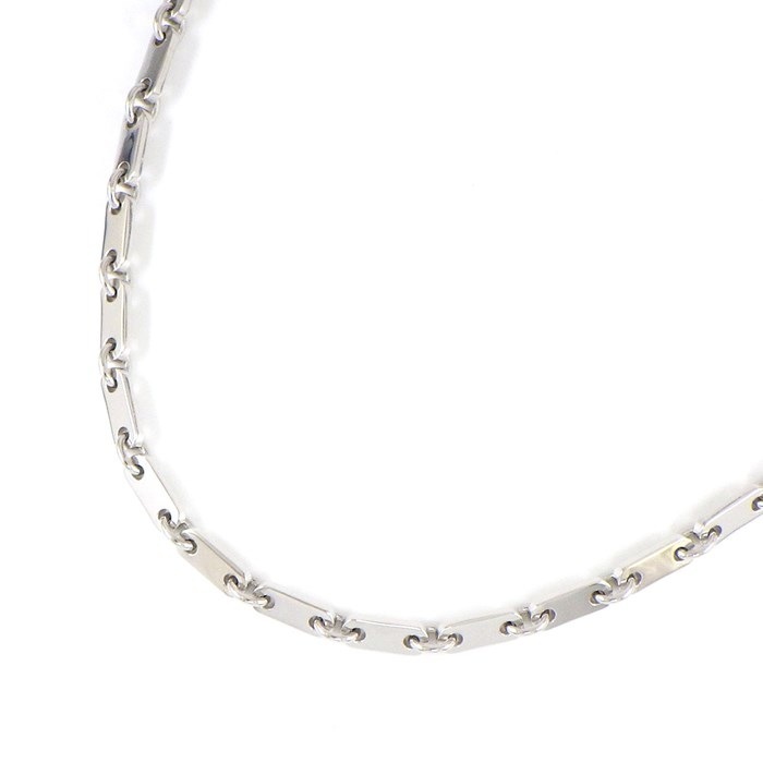【カルティエ Cartier】ネックレス リンク チェーン フィガロ K18WG 