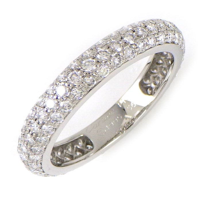 【カルティエ Cartier】リング エタンセル フル パヴェ サークル エタニティ ダイヤモンド PT950 15号 / #56 