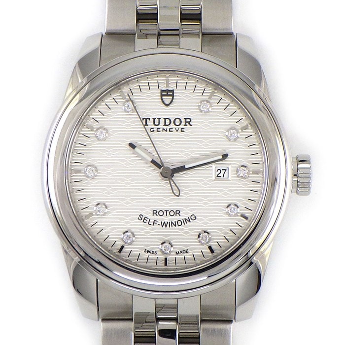 【チューダー(チュードル) TUDOR】腕時計 グラマーデイト 53000 11ポイント ダイヤインデックス シルバーギョーシェ文字盤 カレンダー SS 自動巻き 【箱・保付き】 