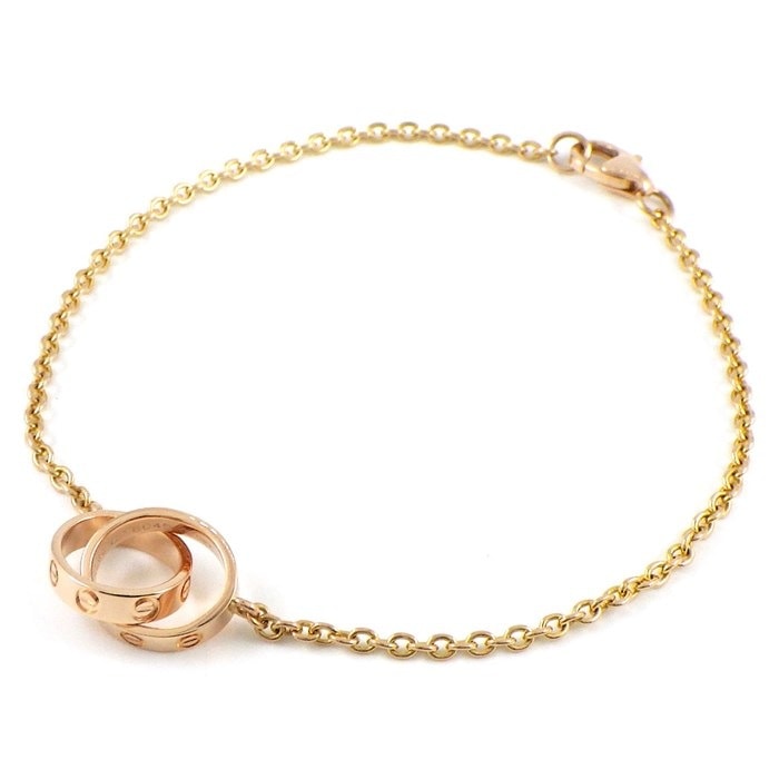 【カルティエ Cartier】ブレスレット ベビー ラブ K18PG