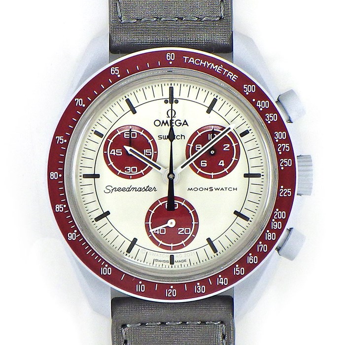 Swatch Mission to Pluto バイオセラミック クロノグラフ