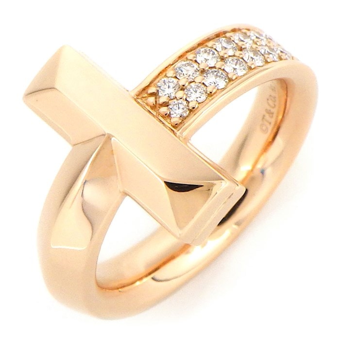 ティファニー Tスクエアラップ リング 指輪 ティファニー 11.5号 18金  