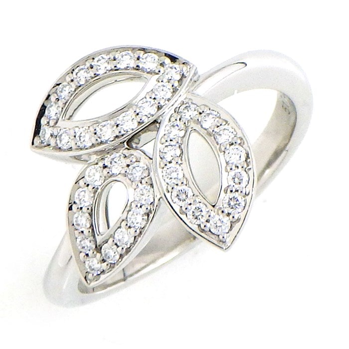 ハリーウィンストン リリークラスターミニ リング リーフモチーフ