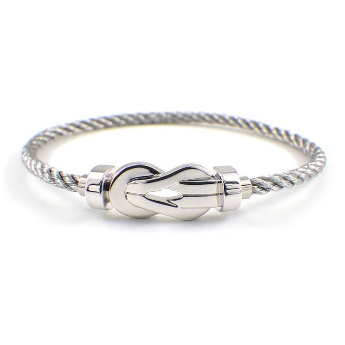 【フレッド FRED】ブレスレット シャンス アンフィニ エイトディグリー ミディアム K18WG SS