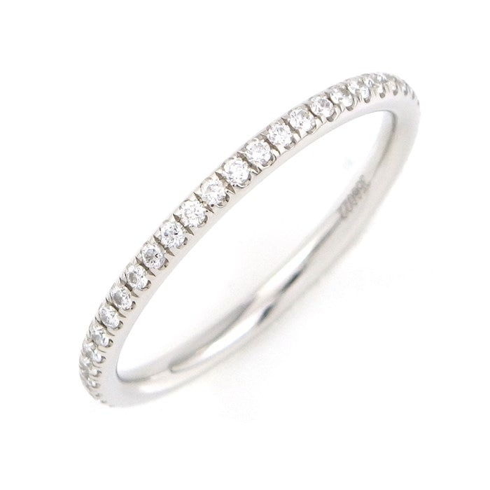 ★最終お値引き品★ 【ハリーウィンストン HARRY WINSTON】リング マイクロ パヴェ バンド スモール フル エタニティ ダイヤモンド 0.27ct PT950 11.5号 