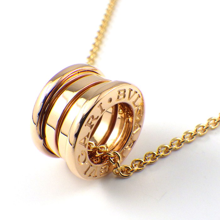 ブルガリ BVLGARI ネックレス B-zero1 ビーゼロワン K18PG 【中古】