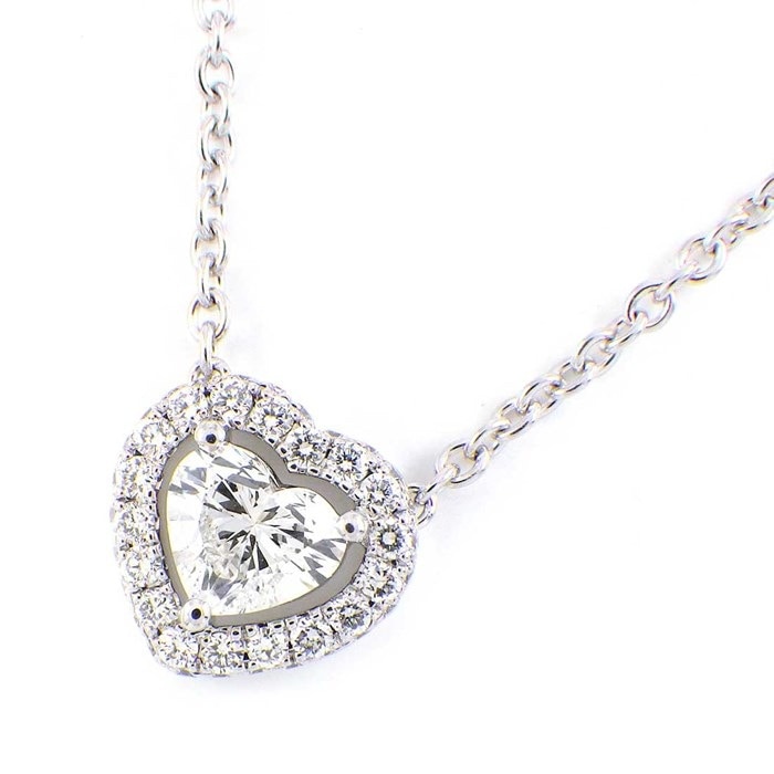 【グラフ Graff GRAFF】ネックレス コンステレーション ハートシェイプ ダイヤモンド 0.53ct(F/VVS1) ダイヤモンド 0.27ct K18WG 