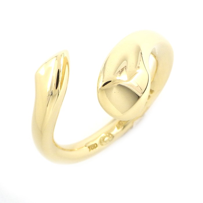 【ジョージジェンセン Georg Jensen】リング カーニバル K18YG 12号 / #52 