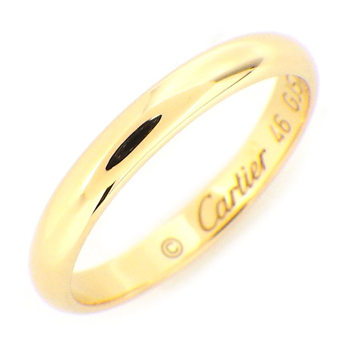 カルティエ Cartier】リング 1895 ウェディング B4002300 K18PG 6号 