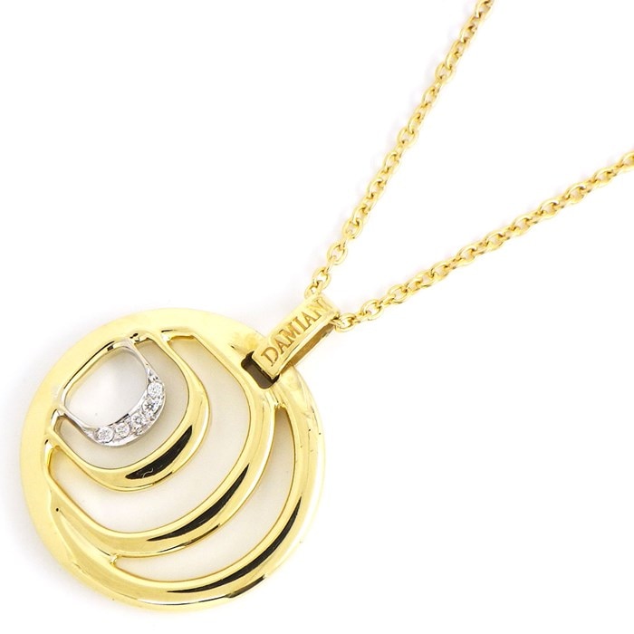 【ダミアーニ DAMIANI】ネックレス ダミアニッシマ ダイヤモンド K18WG K18YG 