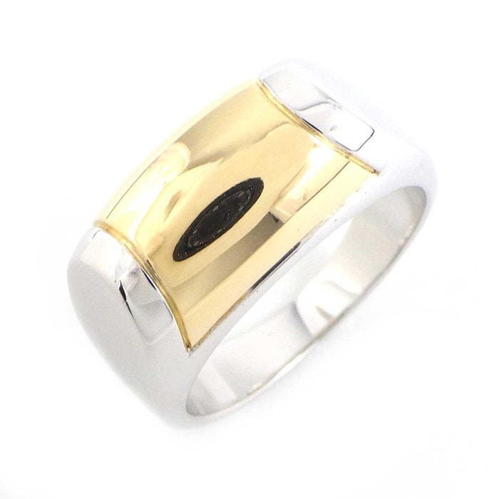 【ブルガリ BVLGARI】リング トロンケット K18YG K18WG 11号 