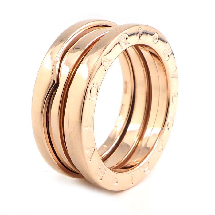【ブルガリ BVLGARI】リング B-zero1 ビーゼロワン K18PG 9.5号 / #50 