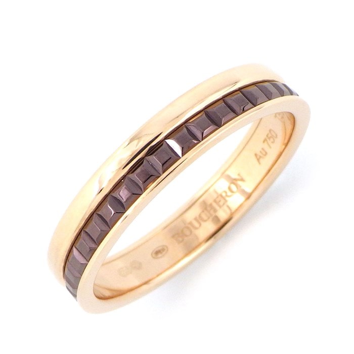 【ブシュロン BOUCHERON】リング キャトル ブラウンPVD K18PG 15.5号 / #56 